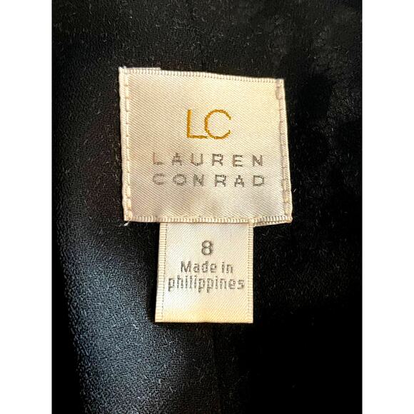 LC Laura Conrad Black Lace Blazer. Long Sleeve. Size 8 - Picture 3 of 7